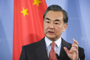 BERLIN, GERMANY - DECEMBER 19: China's Foreign Minister Wang Yi on December 19, 2015 in Berlin, Germany. (Photo by Thomas Trutschel/Photothek via Getty Images)